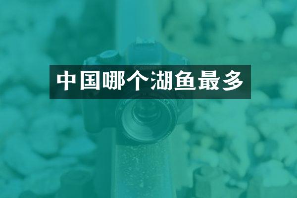 中国哪个湖鱼最多