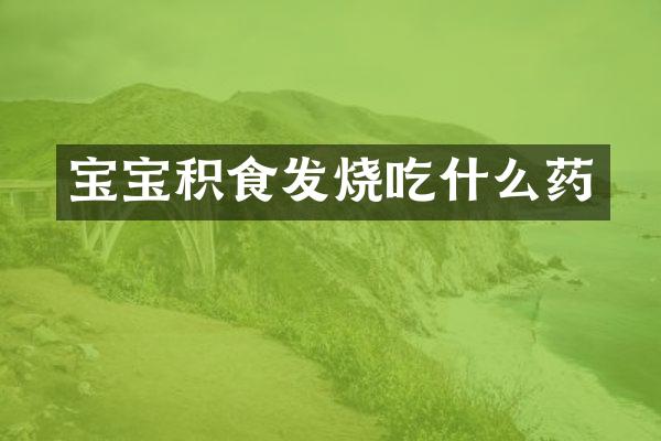 宝宝积食发烧吃什么药