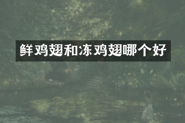 鲜鸡翅和冻鸡翅哪个好