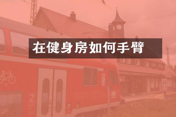 在健身房如何廋手臂