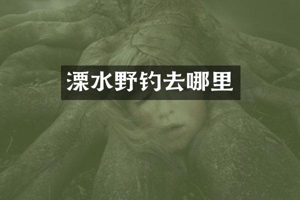 溧水野钓去哪里