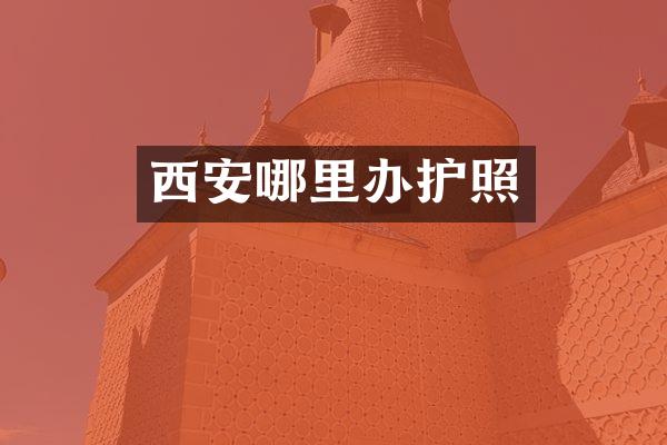 西安哪里办护照