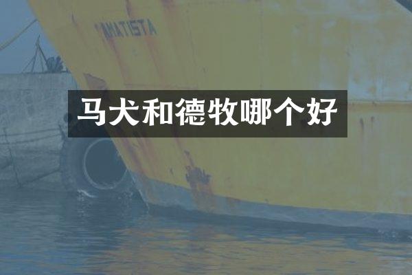 马犬和德牧哪个好