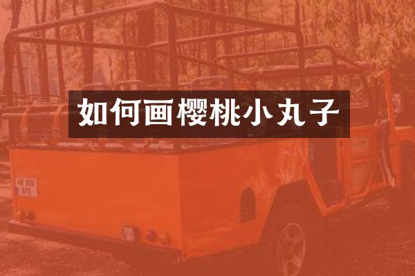 如何画樱桃小丸子