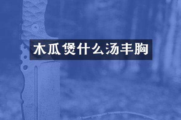 木瓜煲什么汤丰胸