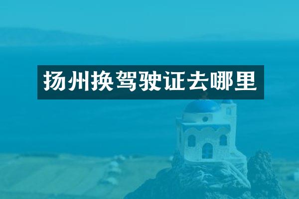 扬州换驾驶证去哪里