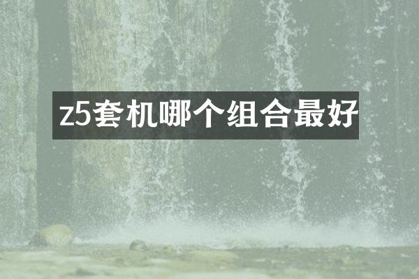 z5套机哪个组合最好