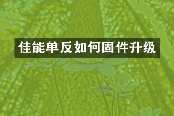 佳能单反如何固件升级