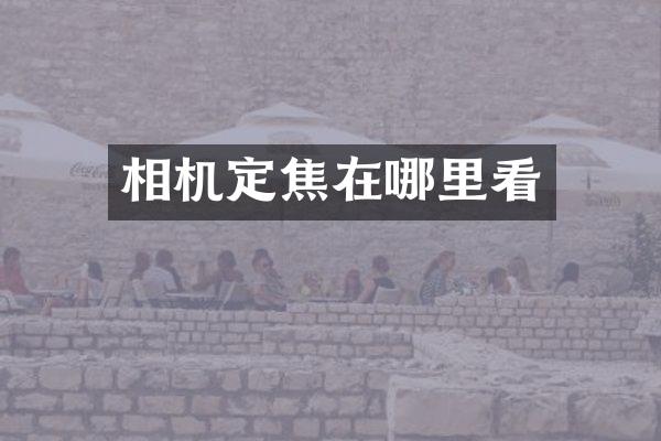 相机定焦在哪里看