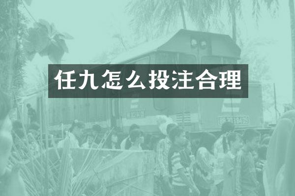 任九怎么投注合理