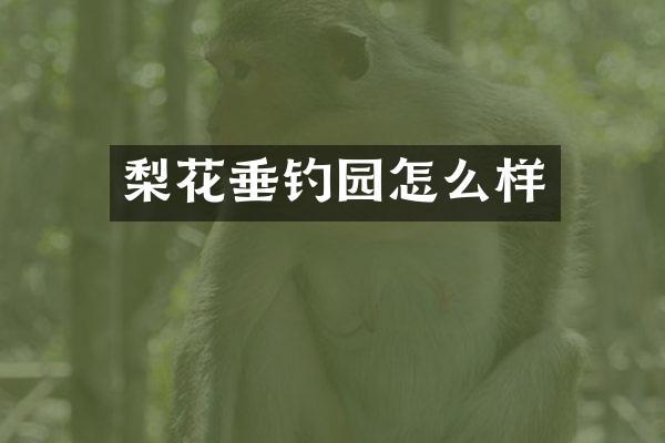 梨花垂钓园怎么样