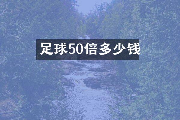 足球50倍多少钱