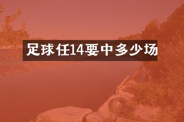 足球任14要中多少场