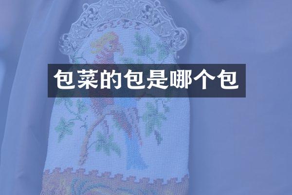 包菜的包是哪个包