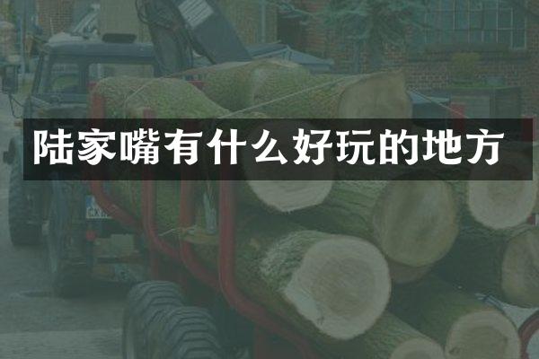 陆家嘴有什么好玩的地方