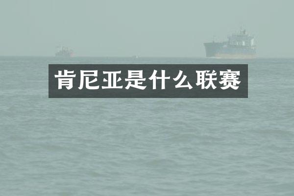 肯尼亚是什么联赛