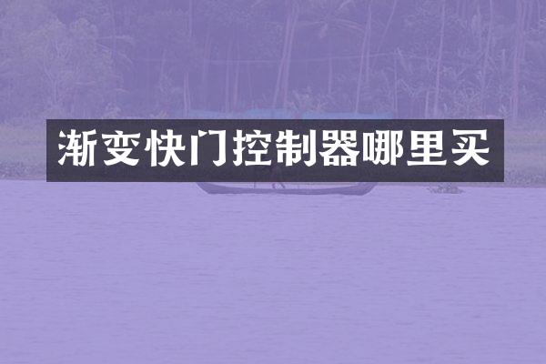 渐变快门控制器哪里买