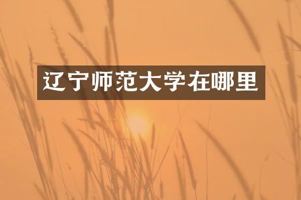 辽宁师范大学在哪里