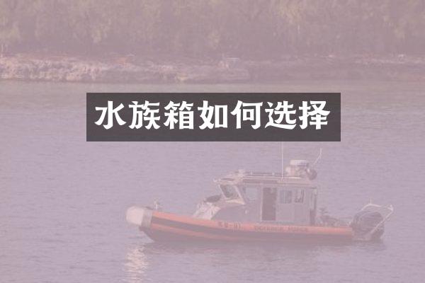 水族箱如何选择