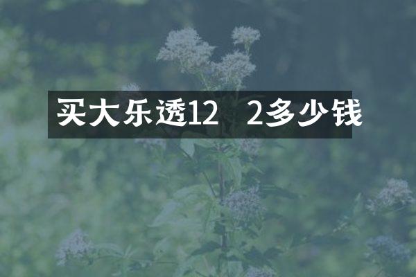 买大12  2多少钱
