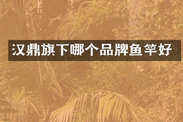 汉鼎旗下哪个品牌鱼竿好