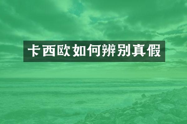 卡西欧如何辨别真假