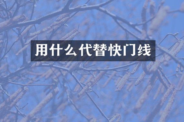 用什么代替快门线