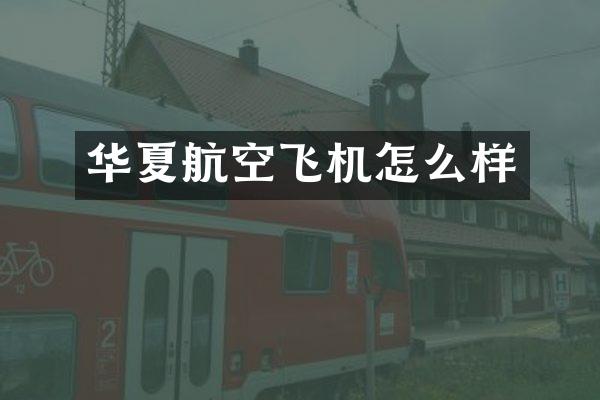 华夏航空飞机怎么样