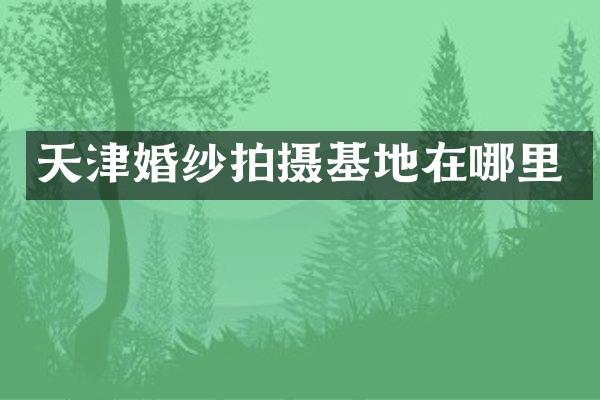 天津婚纱拍摄基地在哪里