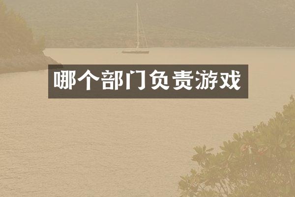 哪个部门负责游戏