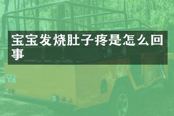 宝宝发烧肚子疼是怎么回事