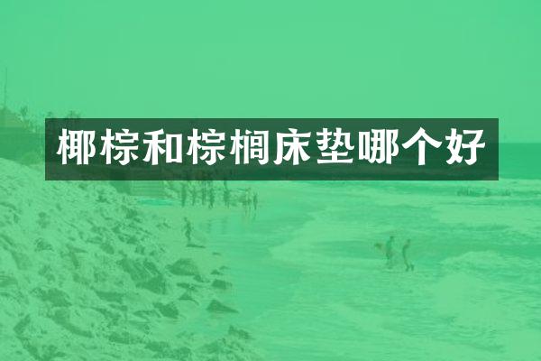 椰棕和棕榈床垫哪个好