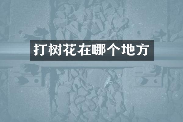 打树花在哪个地方