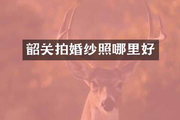 韶关拍婚纱照哪里好