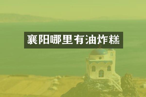 襄阳哪里有油炸糕