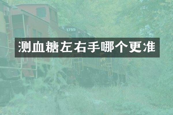 测血糖左右手哪个更准
