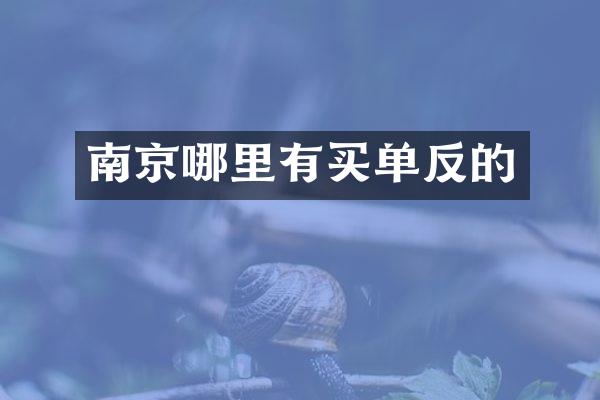 南京哪里有买单反的