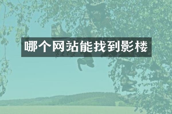 哪个网站能找到影楼