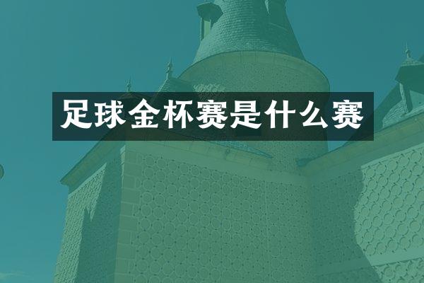 足球金杯赛是什么赛