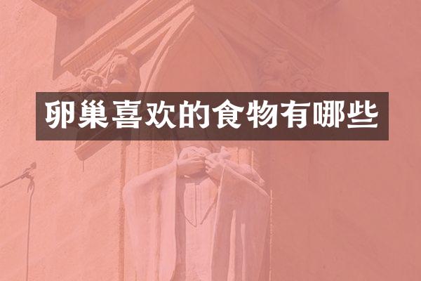 卵巢喜欢的食物有哪些