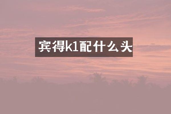 宾得k1配什么头