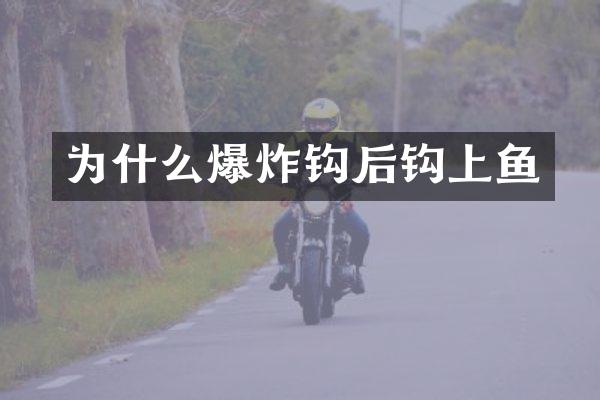 为什么爆炸钩后钩上鱼