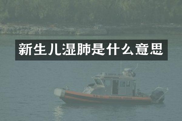 新生儿湿肺是什么意思