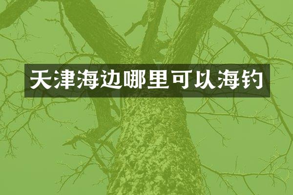 天津海边哪里可以海钓