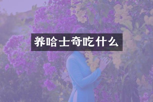 养哈士奇吃什么