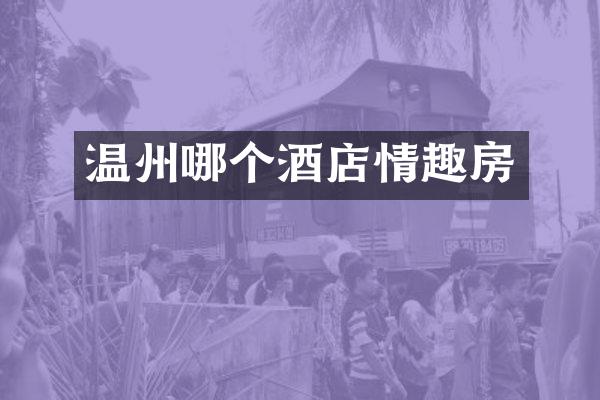 温州哪个酒店情趣房