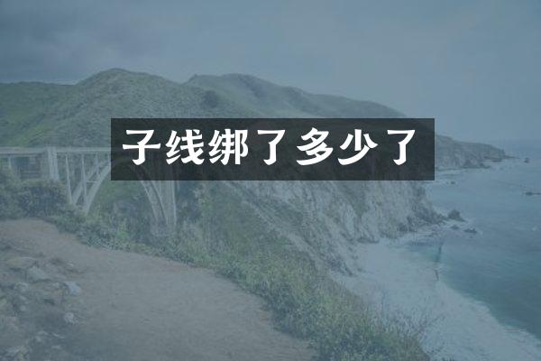 子线绑了多少了