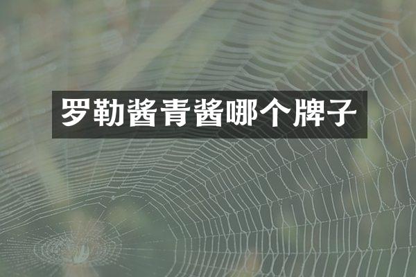 罗勒酱青酱哪个牌子