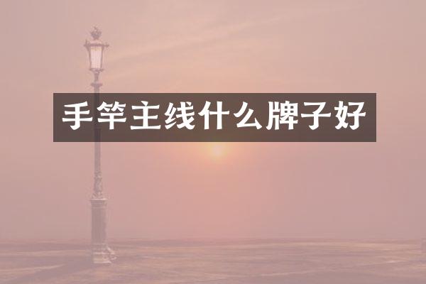 手竿主线什么牌子好