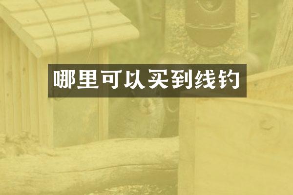 哪里可以买到线钓